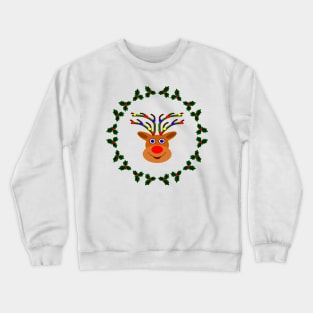 Merry Christmas Reindeer! Crewneck Sweatshirt